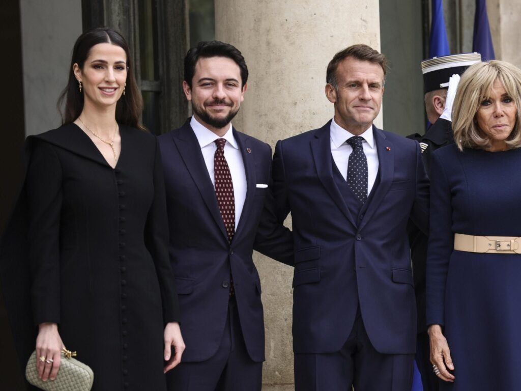 Il debutto della principessa Rajwa di Giordania in Europa, da Parigi a Londra