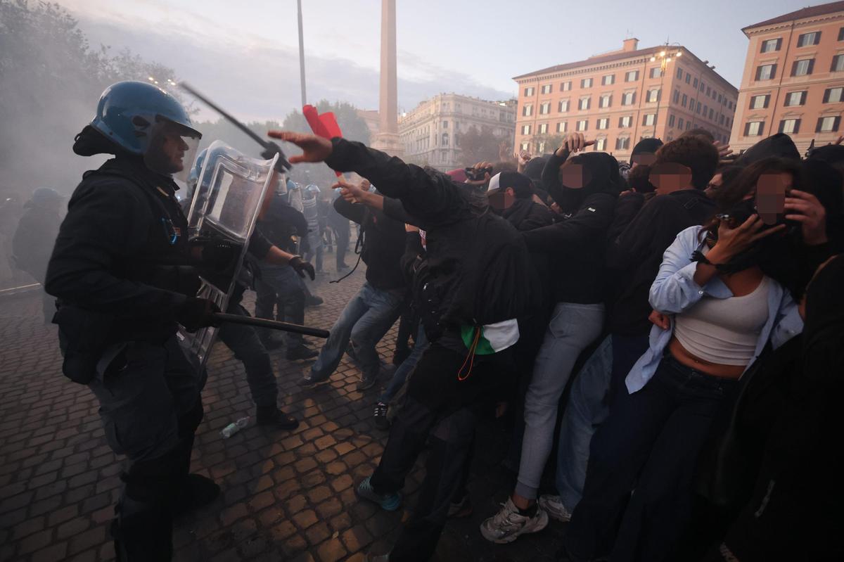 La Lega propone cauzioni per gli organizzatori dei cortei dopo le violenze a Roma