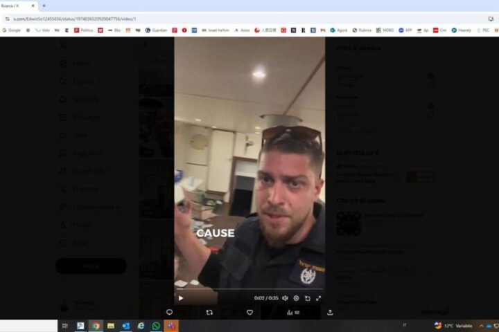 La polizia israeliana sostiene che la Flotilla non trasportasse aiuti per Gaza, ma gli organizzatori respingono le accuse