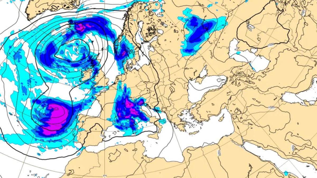Maltempo in arrivo in Italia dal weekend di Ognissanti, rischio forti piogge e neve