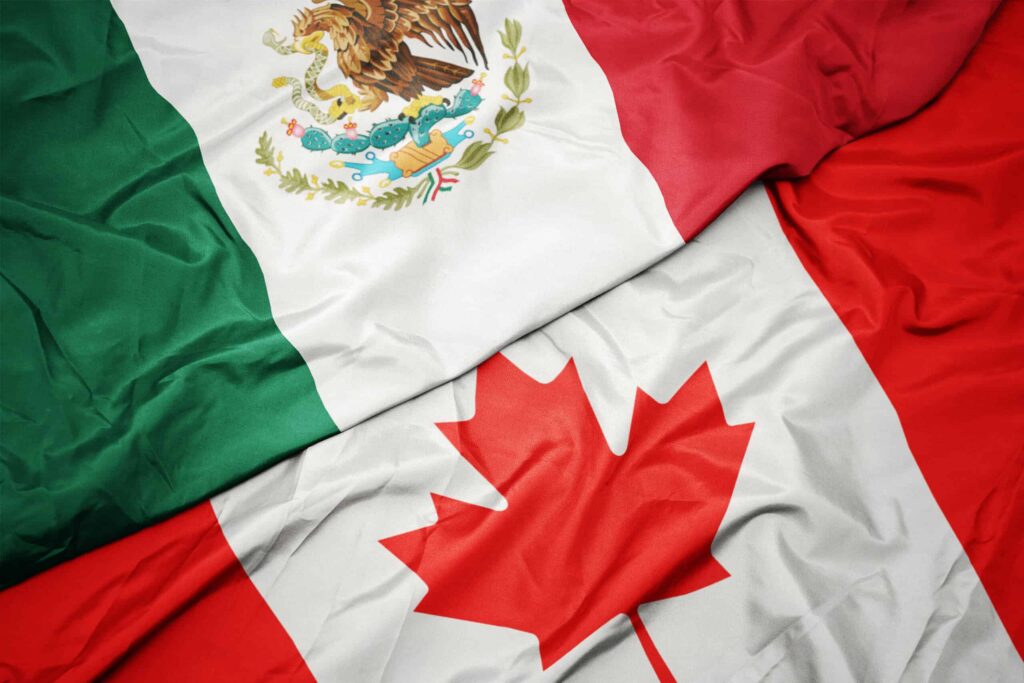 Messico e Canada firmano accordo economico bilaterale per rafforzare legami commerciali e di sicurezza