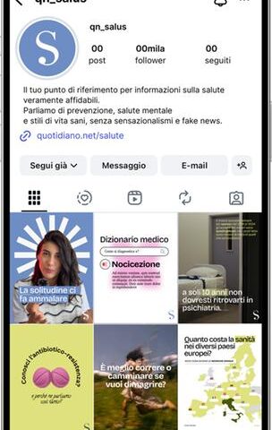 QN Salus lancia un canale Instagram per contrastare le fake news sulla salute