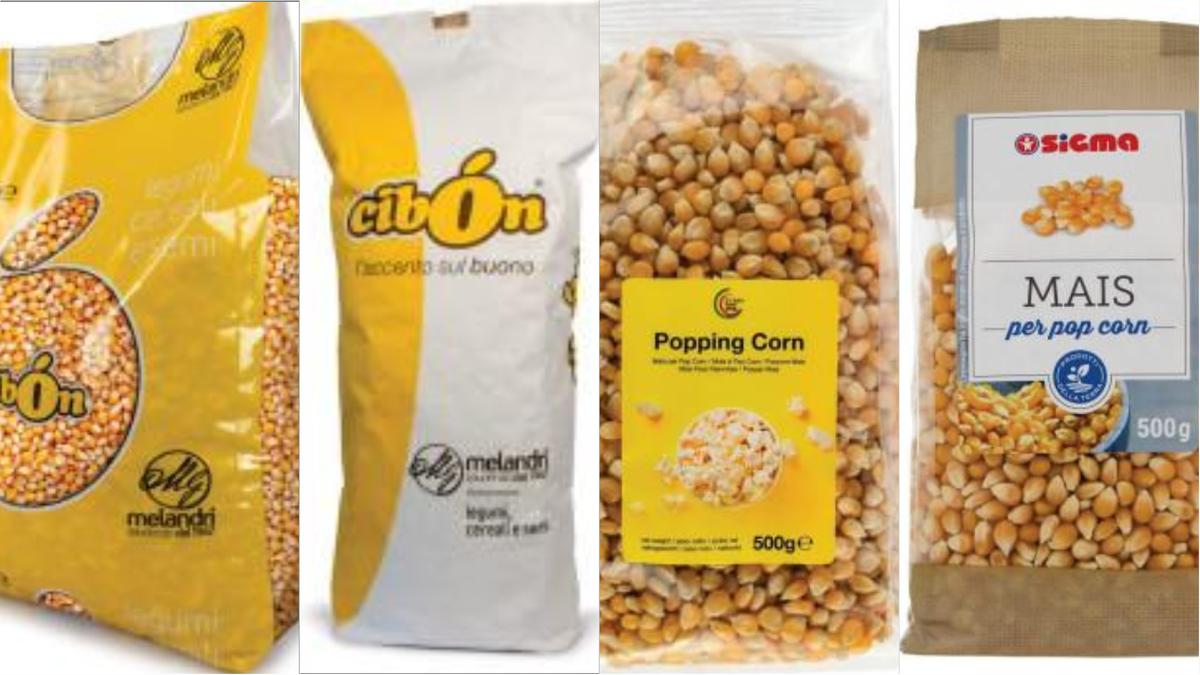 Richiamo di mais per popcorn a rischio contaminazione da alcaloidi tropanici in Italia