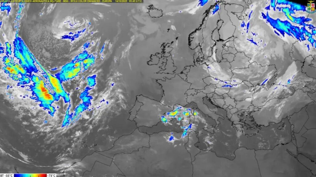 Rischio maltempo in Italia: un ciclone colpirà il Sud e le Isole Maggiori
