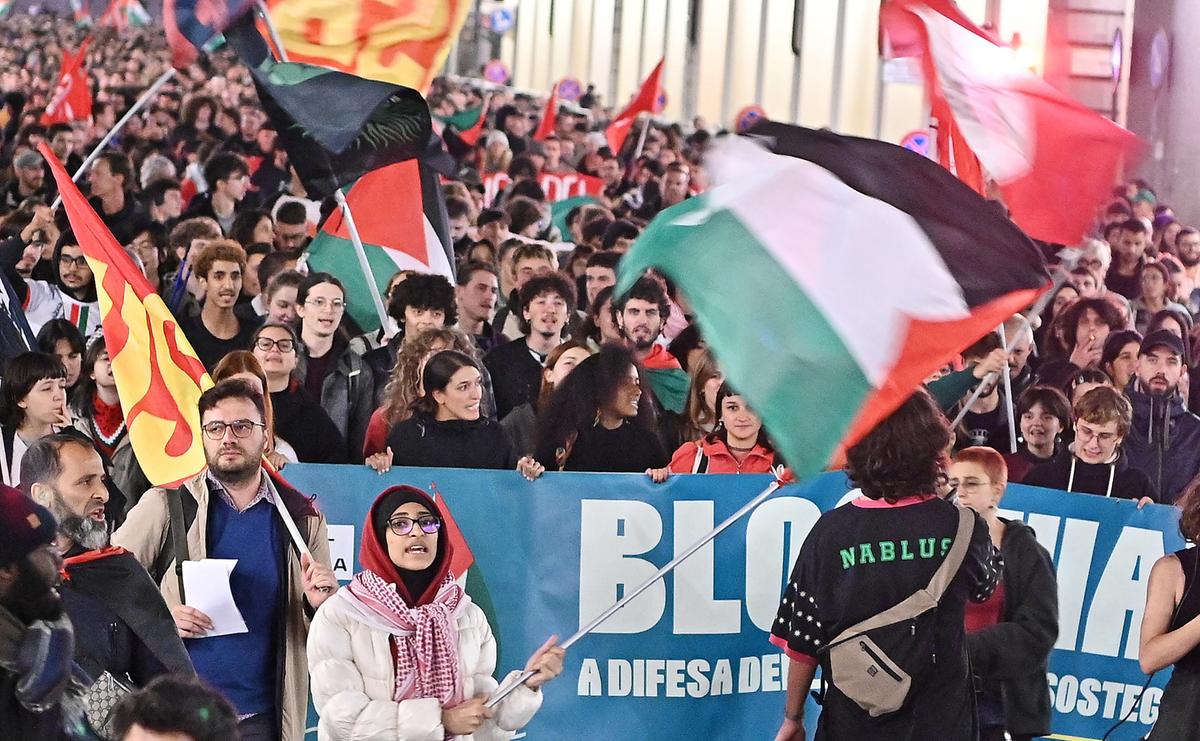 Tensione a Genova dopo la manifestazione a sostegno della Global Sumud Flotilla