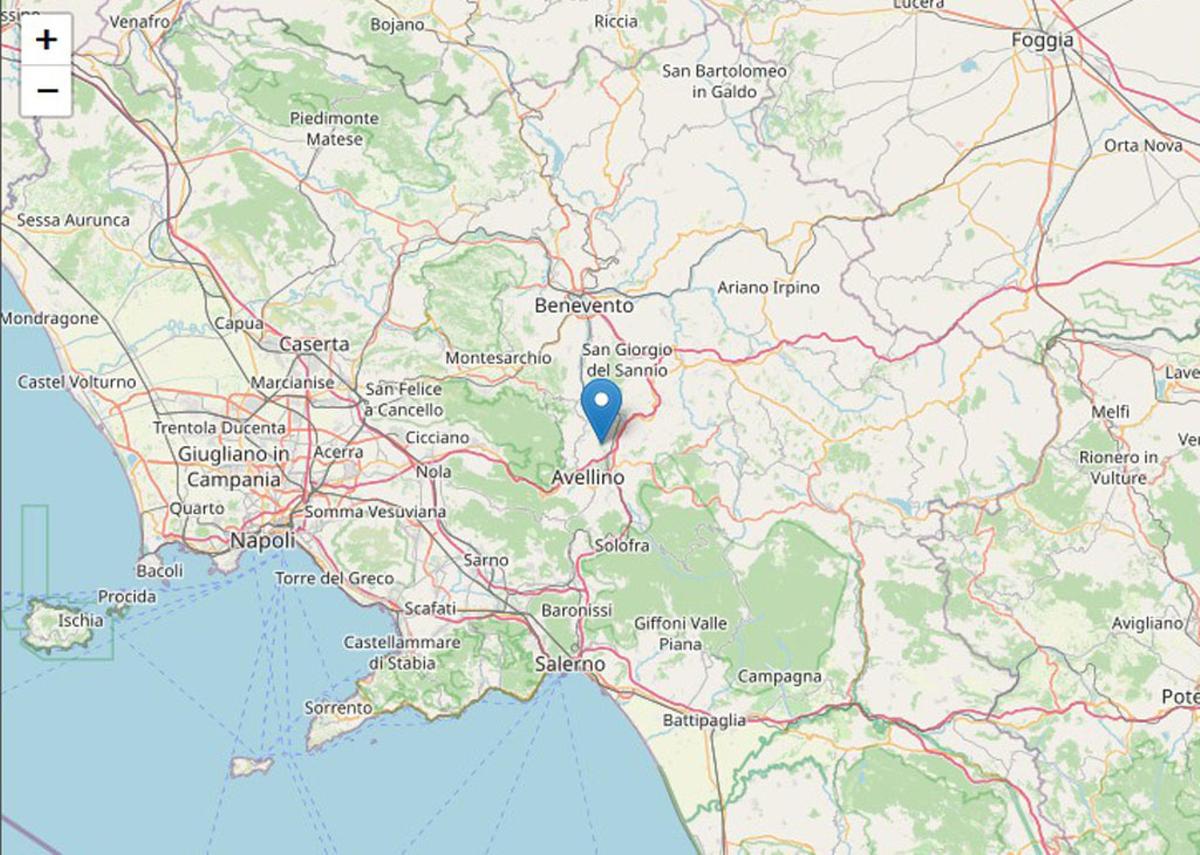 Terremoto di magnitudo 4.0 in Irpinia, scossa avvertita in Campania senza danni segnalati