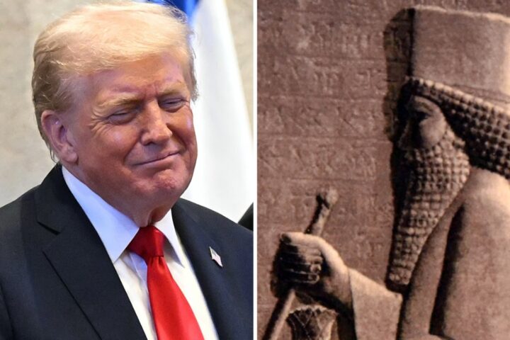 Trump paragonato a Ciro il Grande per il suo ruolo nel conflitto di Gaza