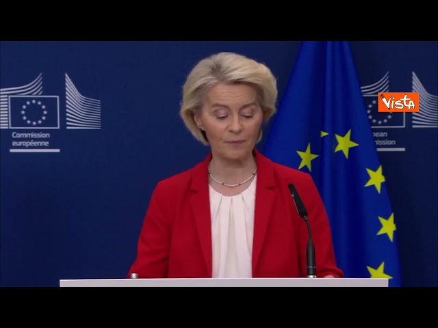 Von der Leyen: è necessario costruire un muro di droni contro le incursioni russe
