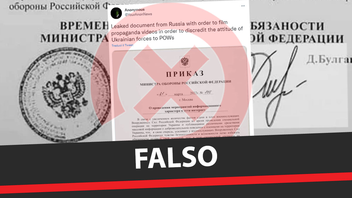 Falso documento accusa l'Ucraina di interferenze in Italia