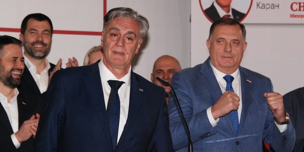 Elezioni in Republika Srpska: Siniša Karan in vantaggio con il 50,89% dei voti scrutinati