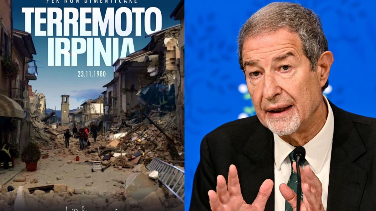 Il ministro Musumeci sbaglia foto per il ricordo del terremoto dell’Irpinia, il post suscita polemiche