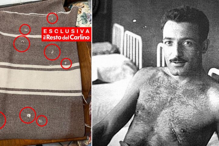 La coperta di Giovanni Rossi, partigiano assassinato nel 1944, donata al Qn-Carlino