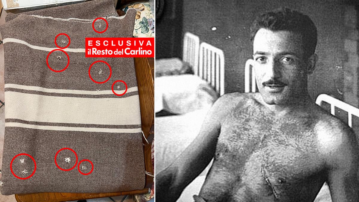 La coperta di Giovanni Rossi, partigiano assassinato nel 1944, donata al Qn-Carlino
