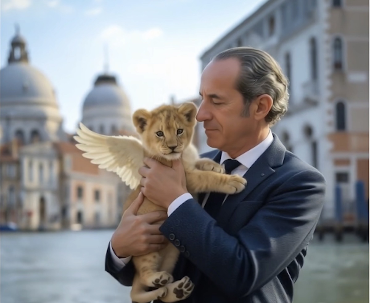 Luca Zaia lancia la campagna elettorale in Veneto con la mascotte AI 'Leoncino'