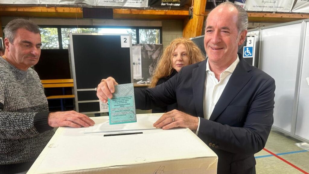 Luca Zaia ottiene 203.054 voti, supera il record di Alfredo Vito in Veneto