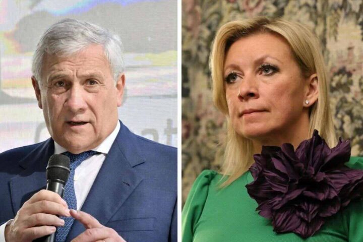 Tajani critica la Russia dopo le parole di Zakharova: «Così rafforza il sostegno a Kiev»