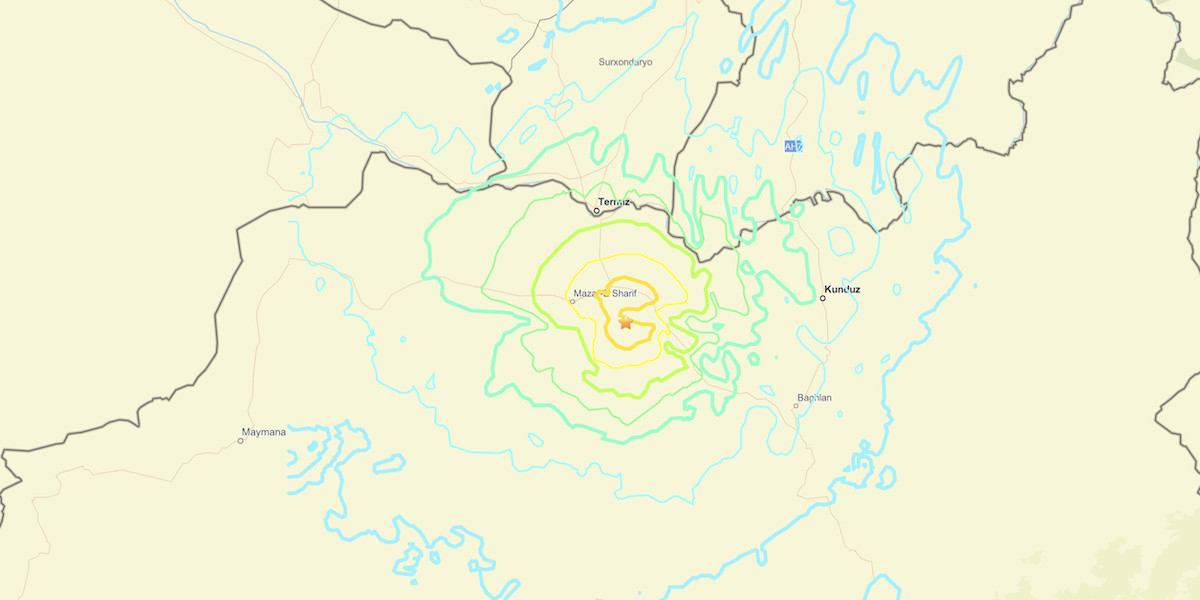 Terremoto di magnitudo 6.3 colpisce il nord dell'Afghanistan, senza segnalazioni di danni