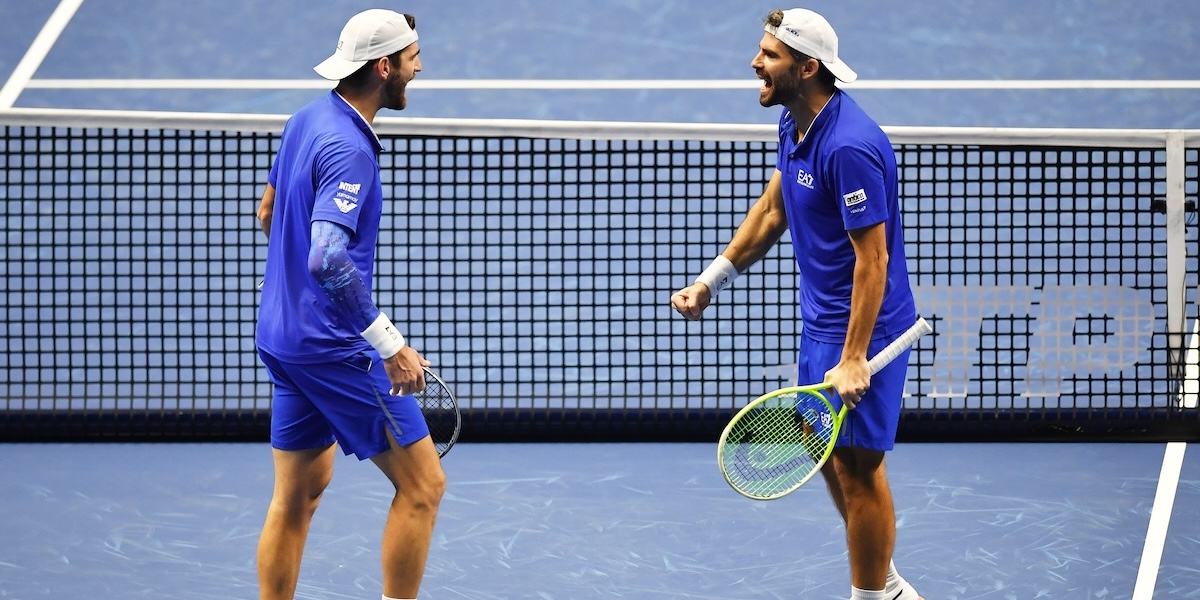 Vavassori e Bolelli raggiungono le semifinali nel doppio delle ATP Finals a Torino
