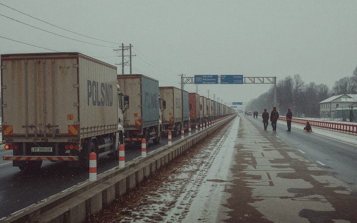 Lituania chiede all’UE un piano coordinato per recuperare i camion bloccati in Bielorussia
