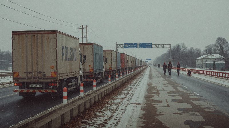 Lituania chiede all’UE un piano coordinato per recuperare i camion bloccati in Bielorussia