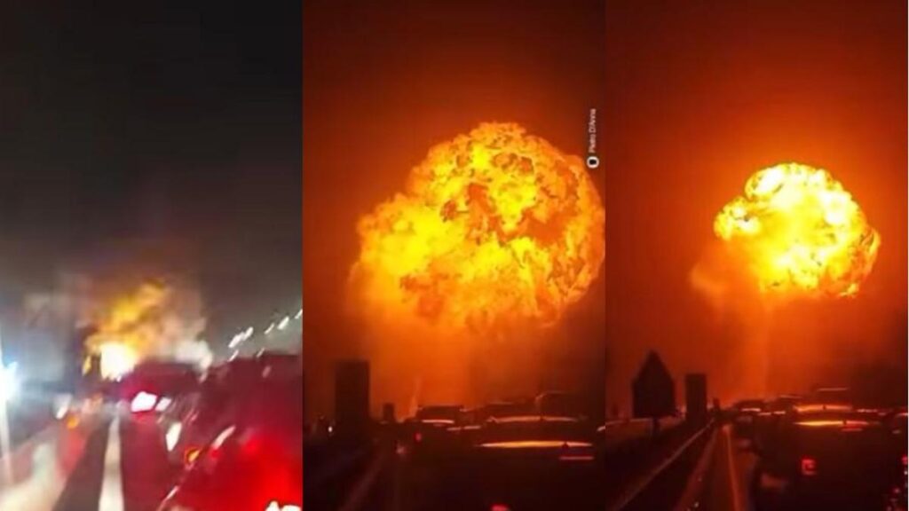 Esplosione di un autobotte a Teano: panico e danni ingenti, nessuna vittima segnalata