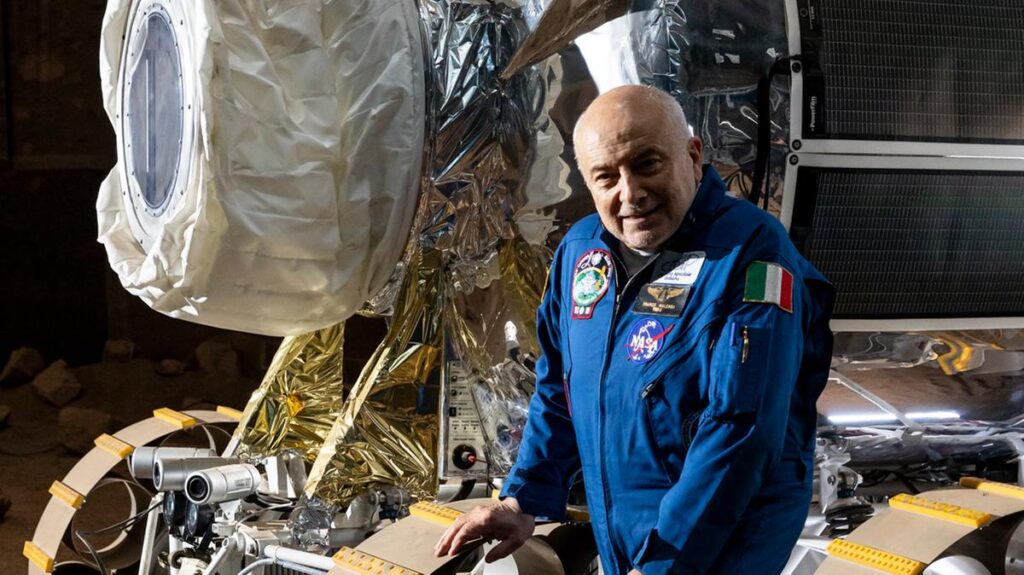 Franco Malerba, primo astronauta italiano, compie 79 anni e presenta il prototipo di serra lunare