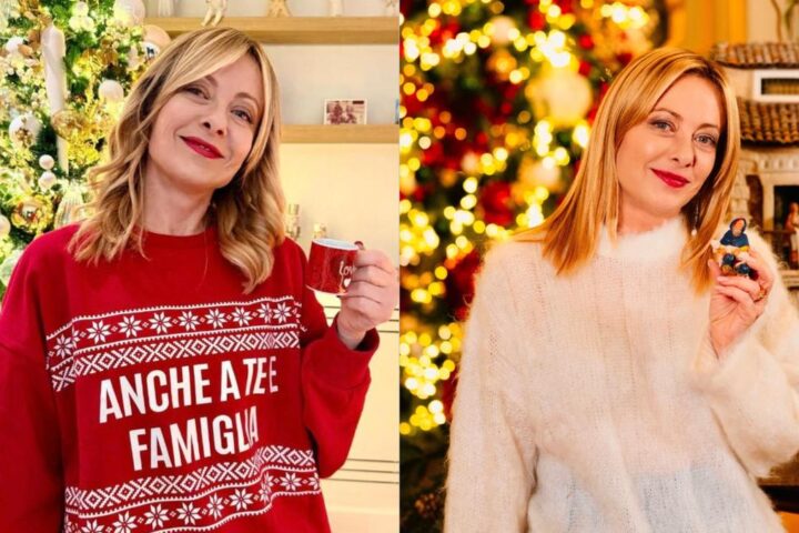 Giorgia Meloni celebra il Natale con un messaggio ironico sui social