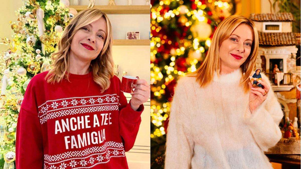Giorgia Meloni celebra il Natale con un messaggio ironico sui social