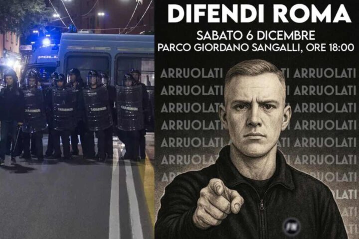 Il questore di Roma vieta la manifestazione di Forza Nuova per rischi per ordine pubblico