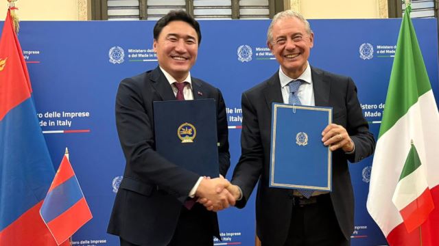 Italia e Mongolia firmano accordo sulla cooperazione in minerali e materie prime critiche