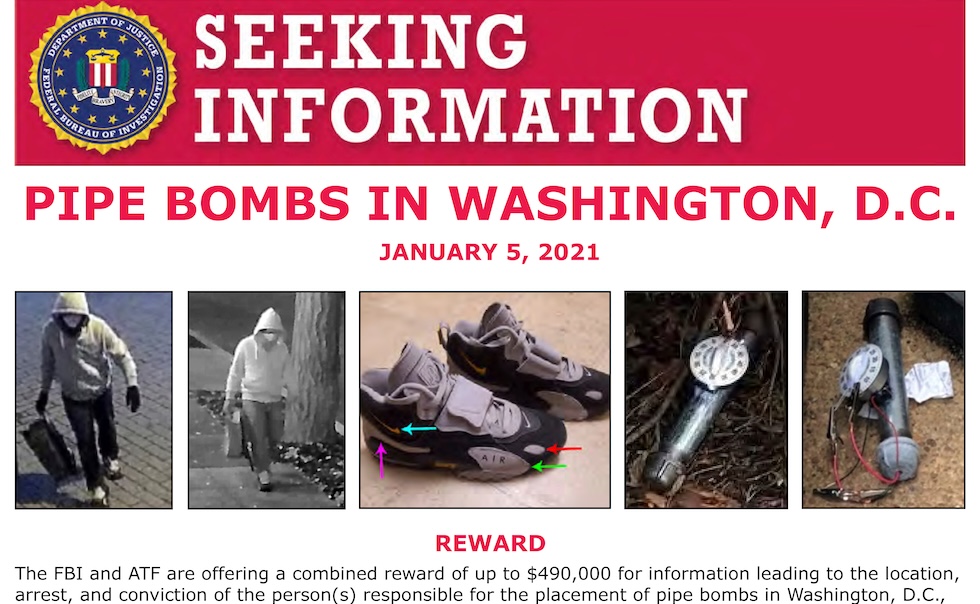 L'FBI arresta un uomo sospettato di aver collocato bombe vicino agli uffici dei Democratici e dei Repubblicani a Washington