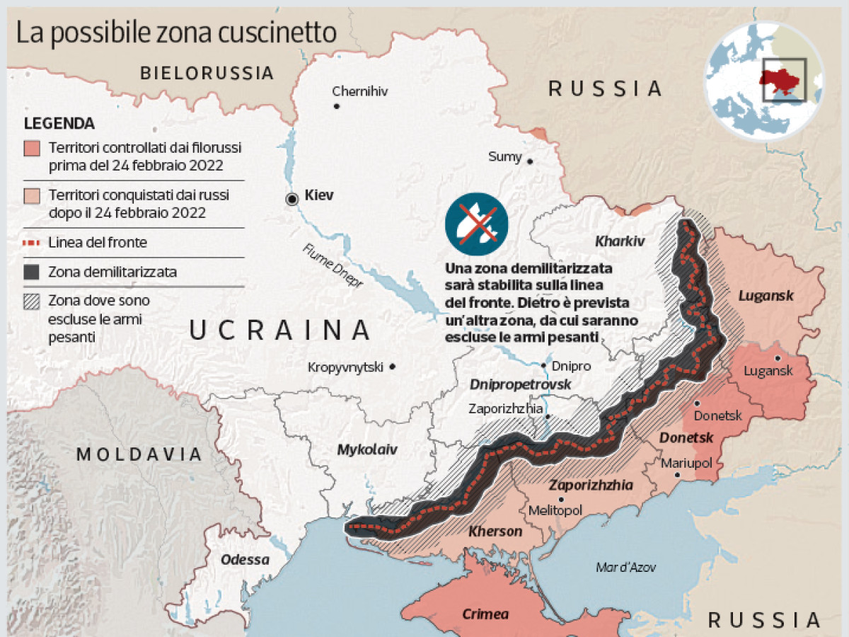 Prospettive del negoziato di pace per l'Ucraina: compromesso sui territori e investimenti americani