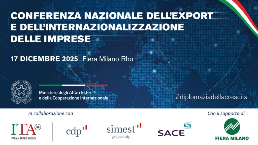 Record di partecipazione delle imprese italiane alla III Conferenza Nazionale dell’Export a Milano