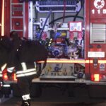 Esplosione ad Adelfia, crolla palazzina in via Oberdan, vigili del fuoco al lavoro