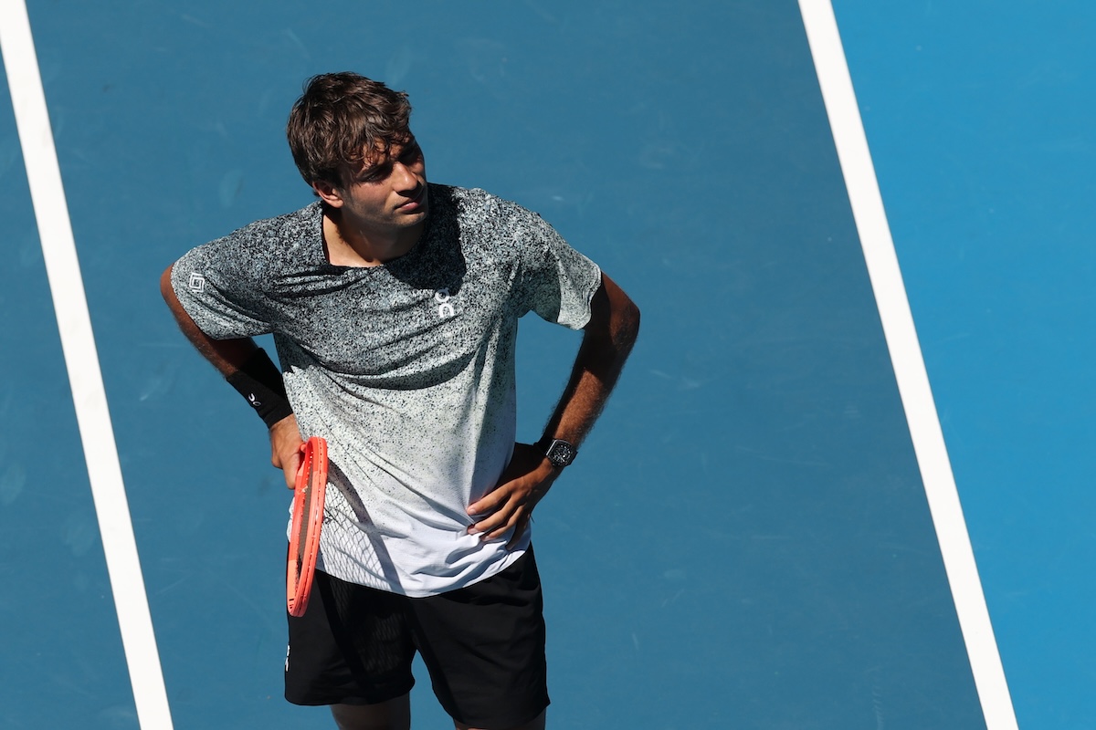 Flavio Cobolli eliminato al primo turno degli Australian Open da Arthur Fery