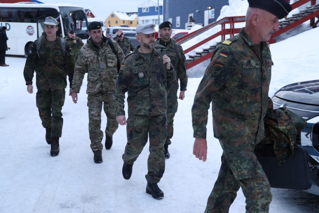 I soldati tedeschi partono dalla Groenlandia due giorni dopo l’arrivo per esercitazione militare
