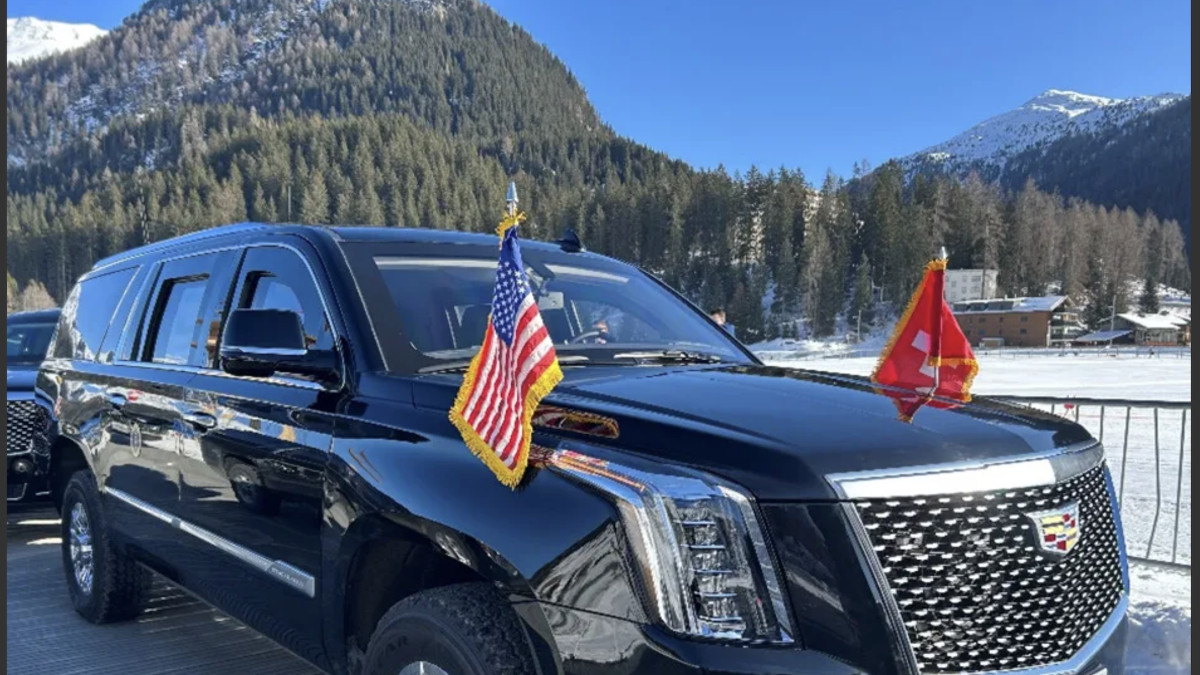 Il nuovo SUV blindato di Trump a Davos per spostamenti rapidi e percorsi particolari