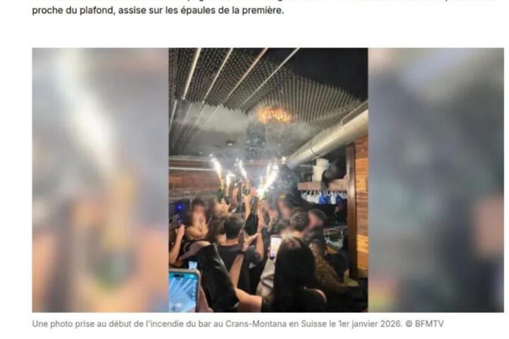 Incendio mortale al bar Le Constellation di Crans-Montana durante i festeggiamenti di Capodanno