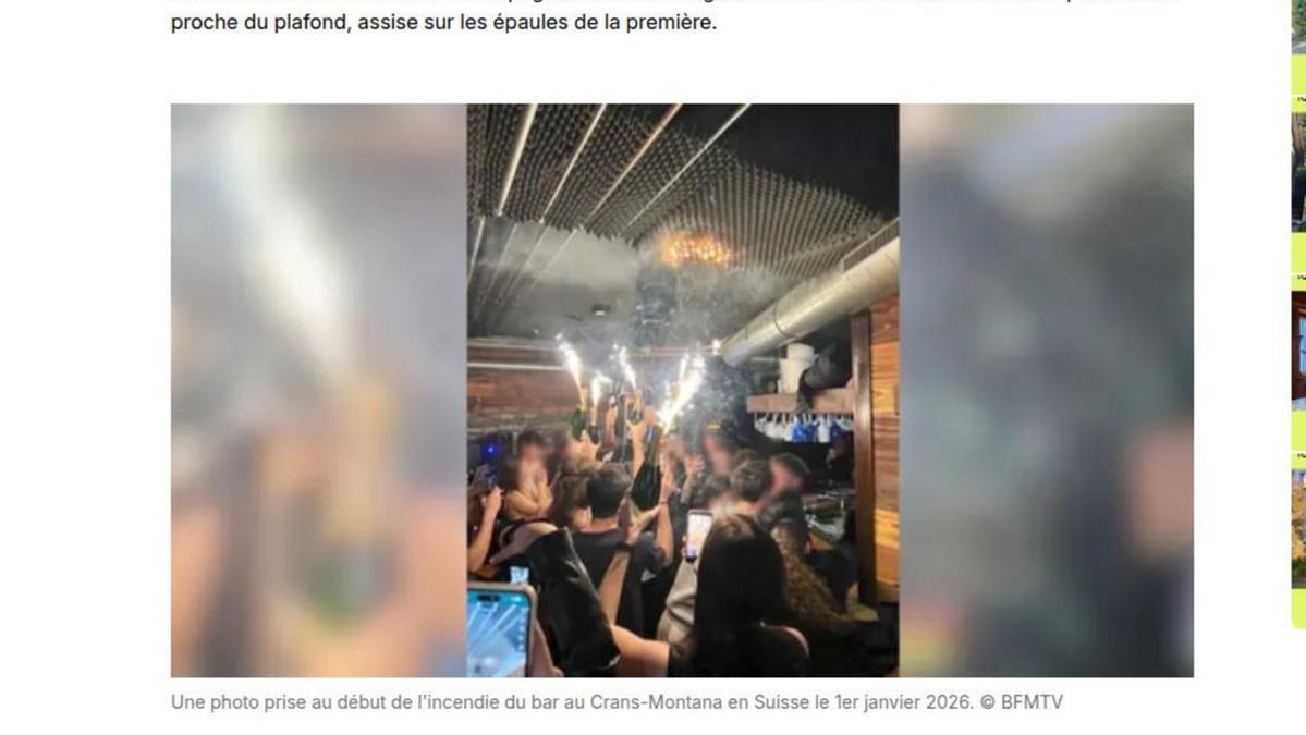 Incendio mortale al bar Le Constellation di Crans-Montana durante i festeggiamenti di Capodanno
