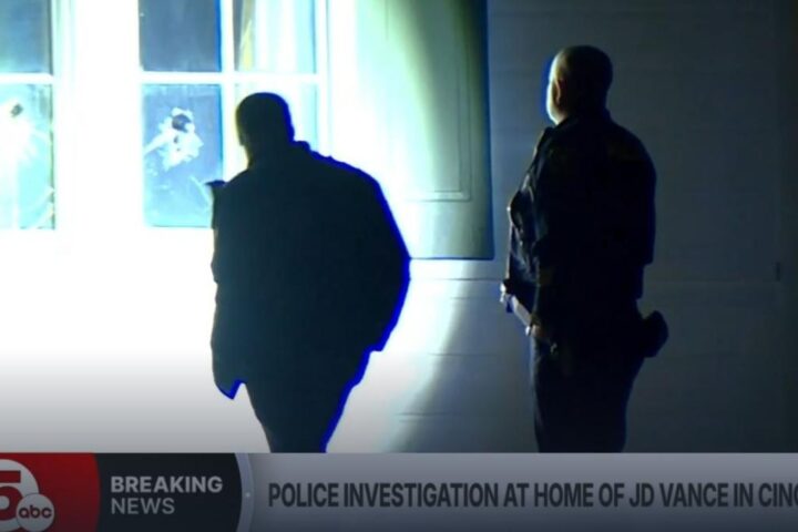 Incidente nella casa del vice presidente J.D. Vance a Cincinnati, sospettato fermato e finestre rotte