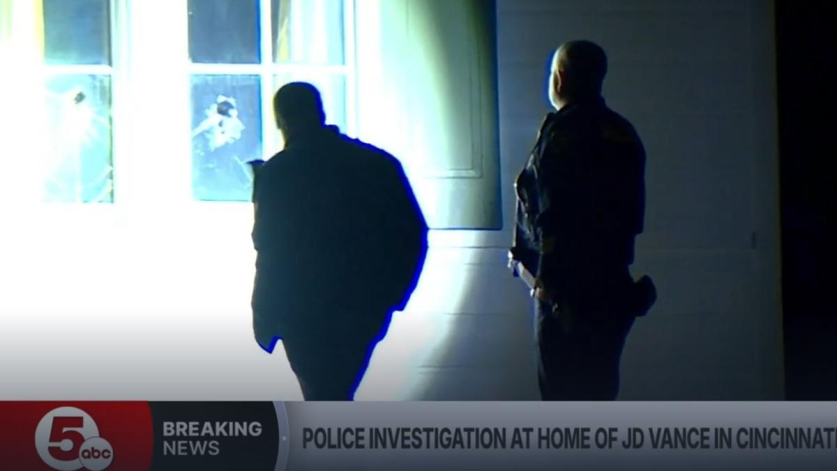 Incidente nella casa del vice presidente J.D. Vance a Cincinnati, sospettato fermato e finestre rotte
