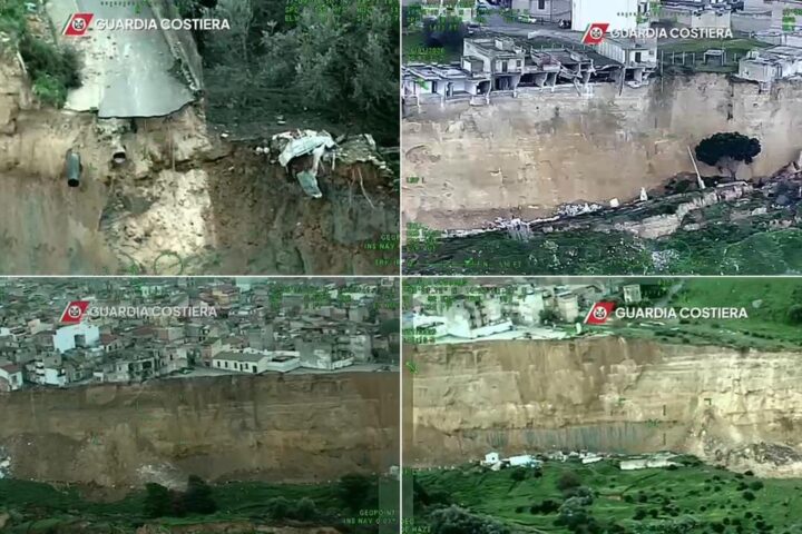 Niscemi colpita da frana di 4 chilometri, oltre 1.500 sfollati in cerca di aiuto