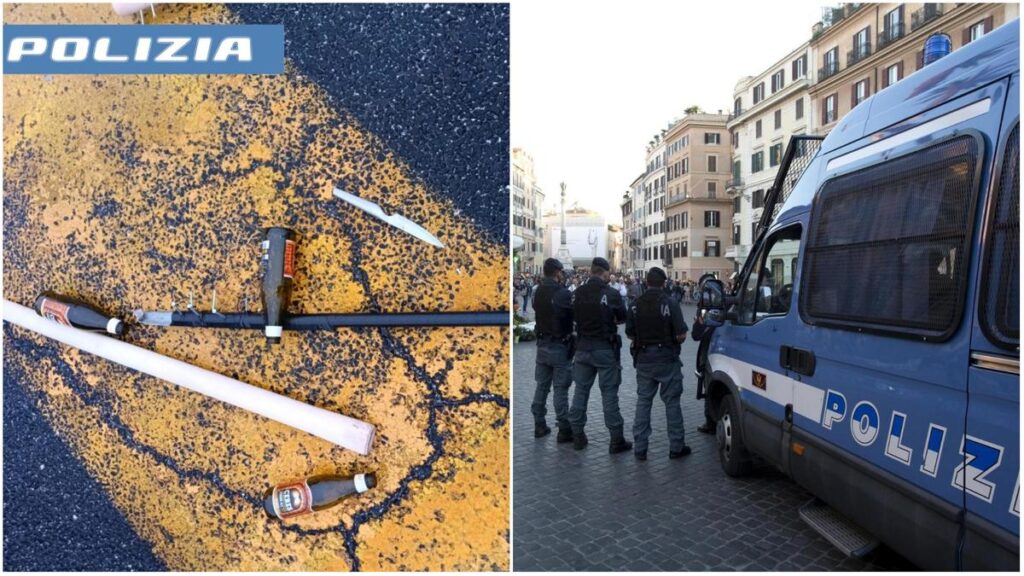 Scontri sull'A1 tra tifosi di Napoli e Lazio, ottanta ultras bloccati con bastoni e coltelli a Roma