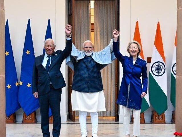 Ue e India firmano accordo di libero scambio a New Delhi, un passo storico per le due economie