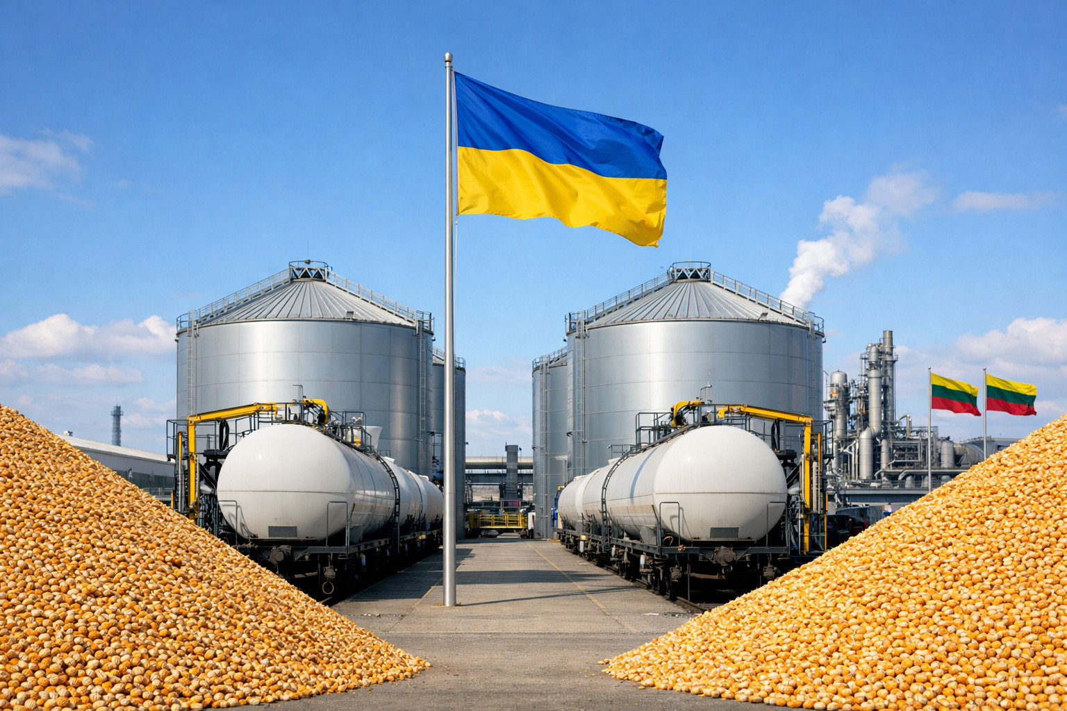 Esportazioni di bioetanolo ucraino in forte crescita: la Lituania domina il mercato europeo
