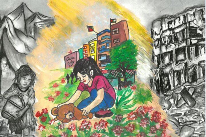 I bambini di Gaza chiedono rifugi, scuole e ospedali: l'iniziativa "The Gaza We Want" di Unicef