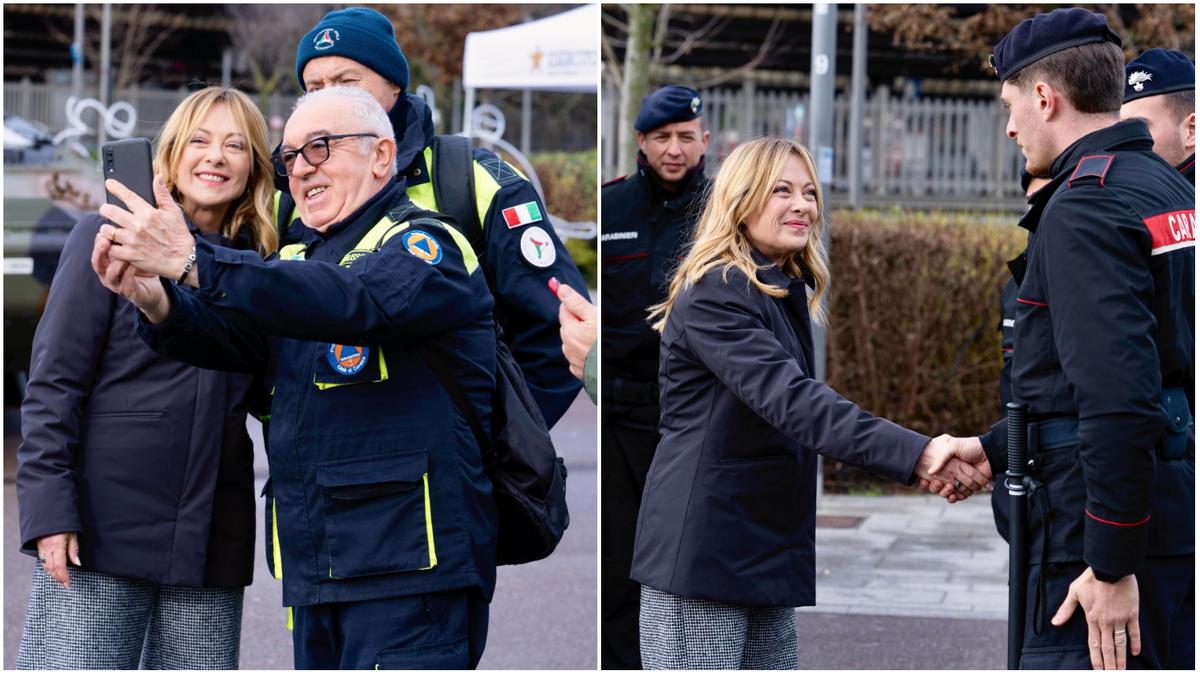 Il governo approva il pacchetto sicurezza, Meloni visita i carabinieri a Rogoredo