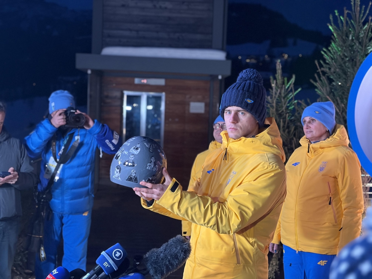 Il ministro dello sport ucraino denuncia ipocrisia del Cio sulla sospensione di Heraskevych per il casco commemorativo