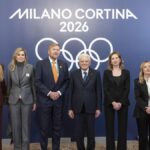 La famiglia reale olandese presente alla cerimonia di apertura dei Giochi, con Mattarella e Meloni