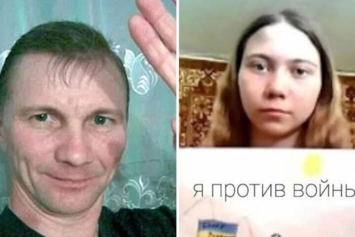 La storia di Masha Moscaleva e suo padre: fuggono dalla Russia verso la Germania dopo persecuzioni per un disegno pacifista